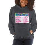 I'm's Note To Self Hooded Sweatshirt