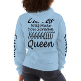 I'm's Curvy Queen Hooded Sweatshirts