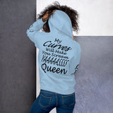 I'm's Curvy Queen Hooded Sweatshirts