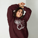 I'm's Curvy Queen Hooded Sweatshirts