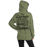 I'm's Curvy Queen Hooded Sweatshirts