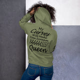 I'm's Curvy Queen Hooded Sweatshirts