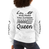 I'm's Curvy Queen Hooded Sweatshirts