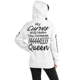 I'm's Curvy Queen Hooded Sweatshirts