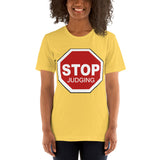 I'm's Stop Judging Short-Sleeve T-Shirt