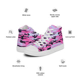 I'm's The Pink in This Camo World High Top Shoes